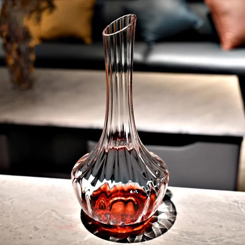 Wine Aerator Pour - Элегантный европейский хрустальный графин-аэратор для вина
