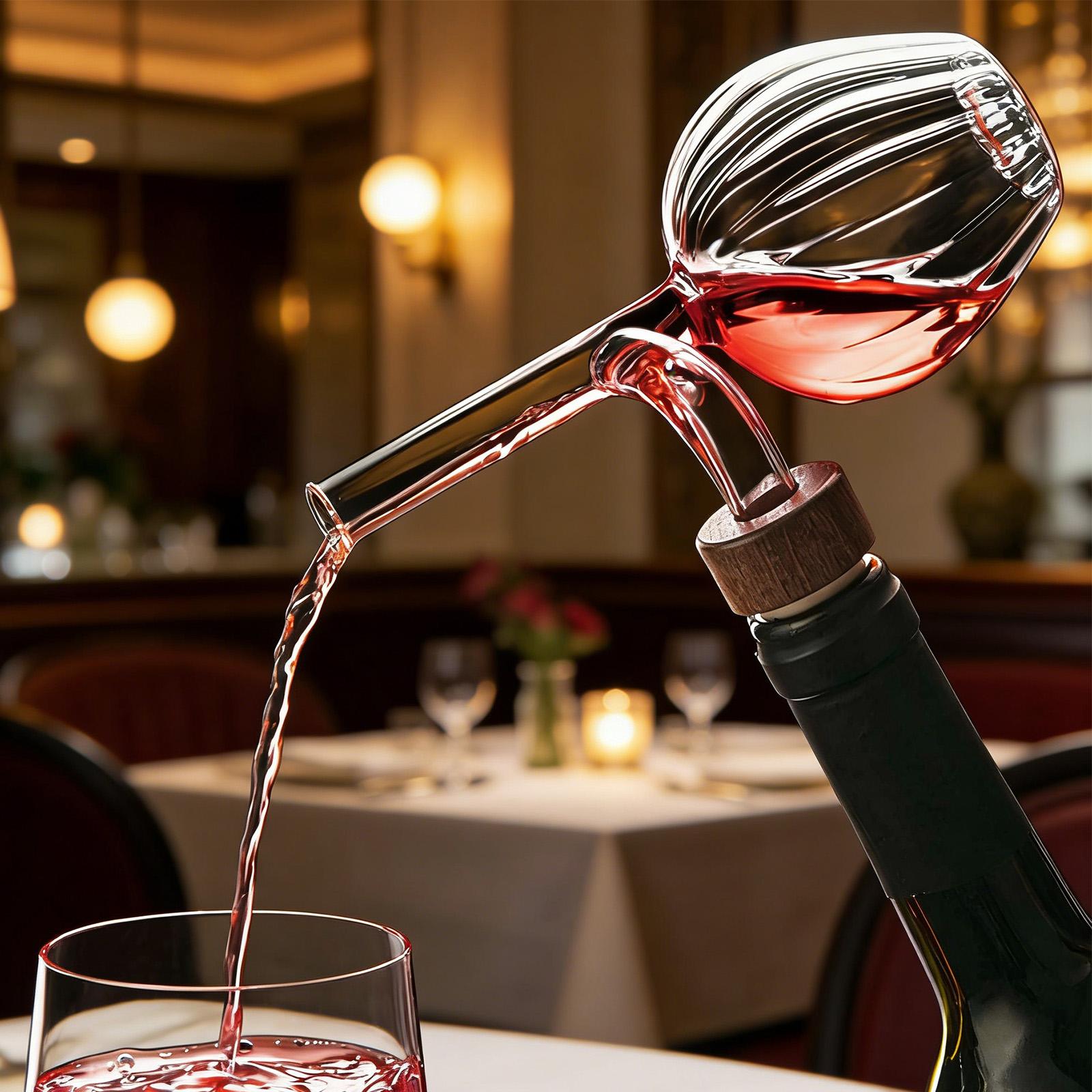Современный прозрачный красный – обзор и цена Wine Aerator Pour