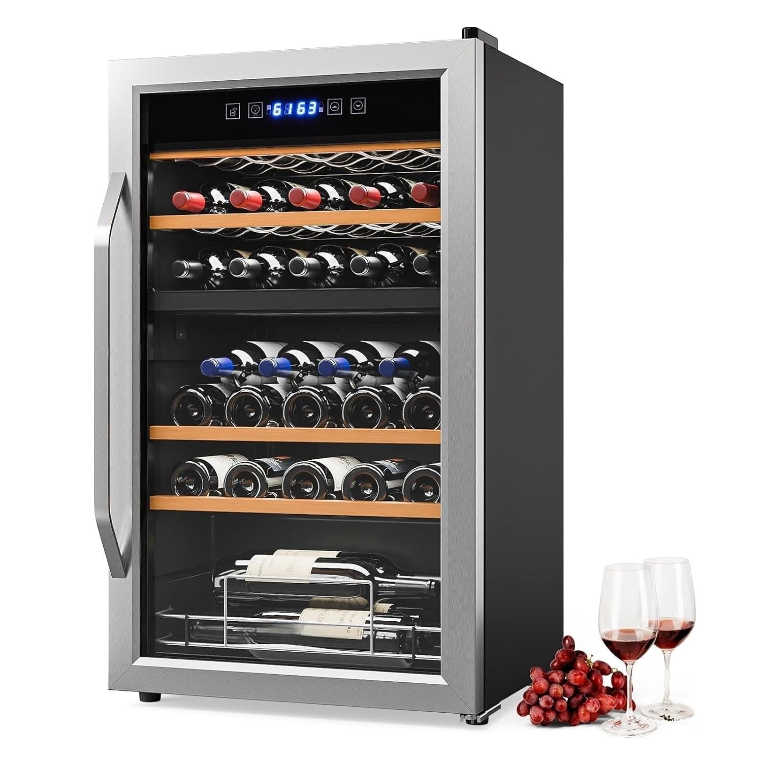 Винный холодильник на 33 бутыл – обзор и цена Wine Beer Dual Zone