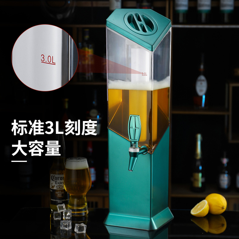 Светящаяся пивная пушка-диспен – обзор и цена Wine Draft Beer