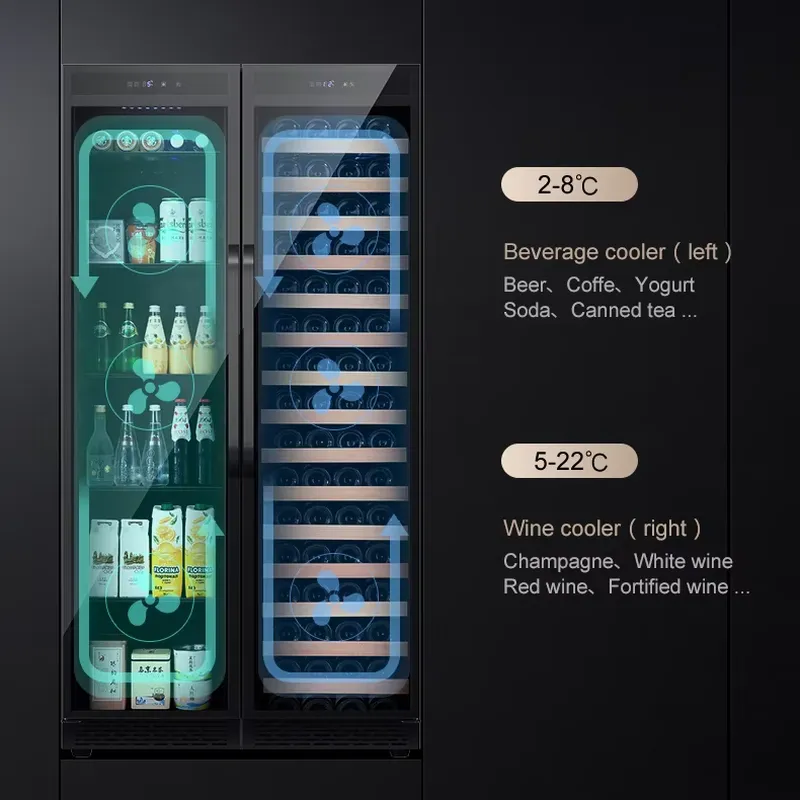 Встраиваемый холодильник для н – обзор и цена Wine Beer Dual Zone